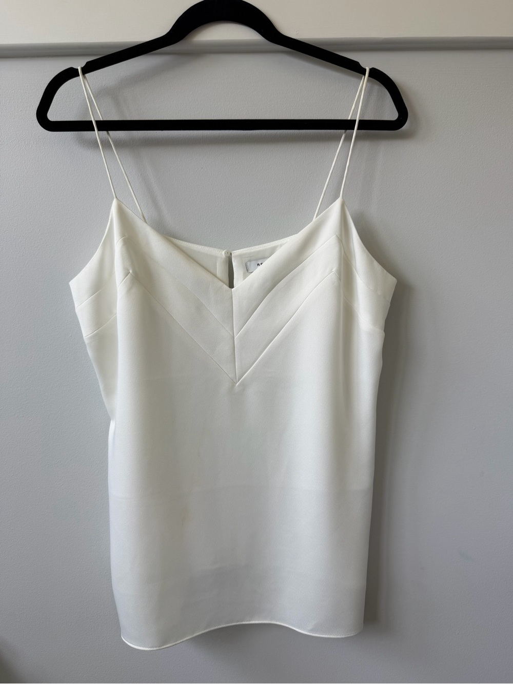 Reiss White V-Neck Camisole, size US 10